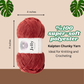 Jelly Chunky Chenille Yarn – Super Soft, Super Bulky Velvet Yarn 🧶✨: 100-40 LIGHT PINK