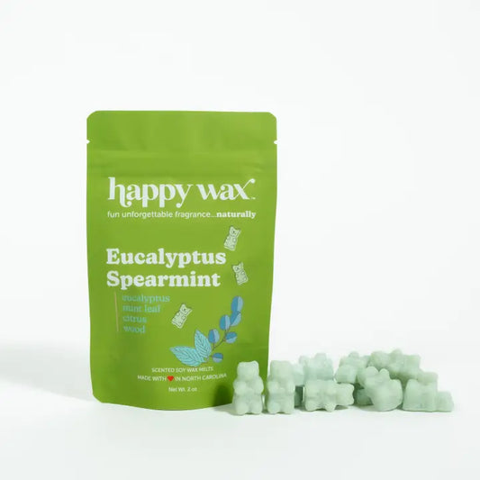 Happy Wax: Eucalyptus Spearmint Wax Melts - 2oz Pouch
