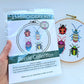 Embroidery Kit: Beetle Collection