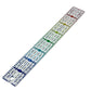 Rainbow Gradient | Clear - 8” x 1” Ruler