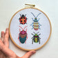 Embroidery Kit: Beetle Collection