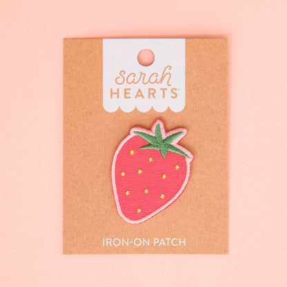 Strawberry Iron-On Patch