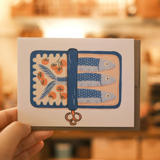 Greeting Card: Sardines with Tomato