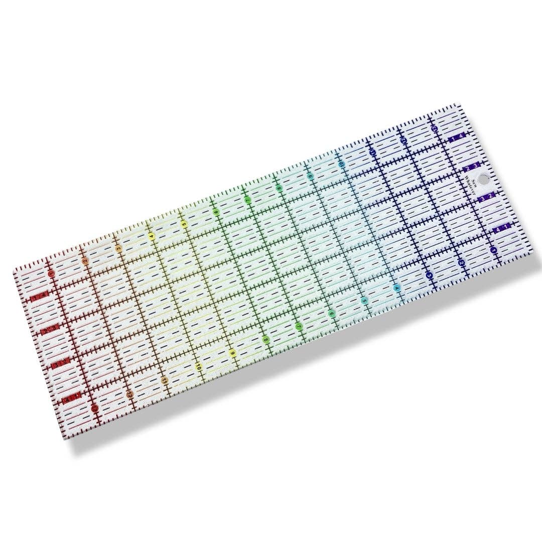 Rainbow Gradient | Glitter - 14” x 5" Ruler