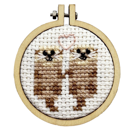 Mini Matchbox Cross Stitch Kit: You're otterly amazing!