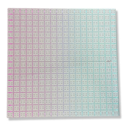 Pink to Teal Gradient | Glitter - 18” x 18” Ruler