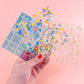 4.5" Square Quilting Ruler: Confetti