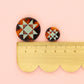Small Quilt Star Buttons – Pack of 10