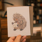 Greeting Card: Porcupine Snail Mail