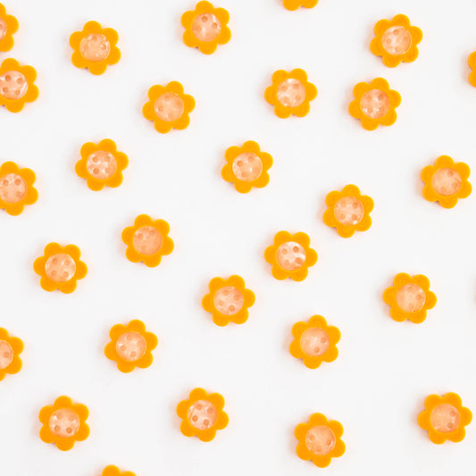 Small Yellow Daisy Buttons – Pack of 10