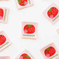 Handmade Large Sewing Labels: Tomato Pin Cushion