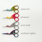 Embroidery stork scissors, small bird scissors: Pink Shell