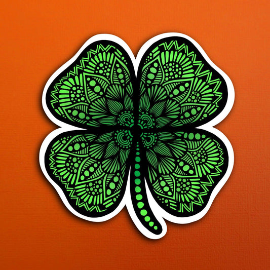 Four Leaf Clover Sticker
