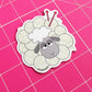 Yarn Ball Sheep Sticker