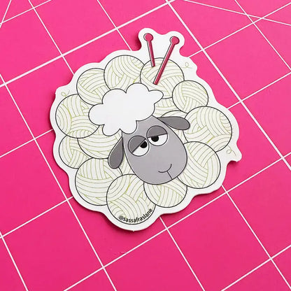 Yarn Ball Sheep Sticker