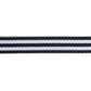 Tula Pink - Black & White Striped Nylon Webbing – 1" Wide / 2 Yard
