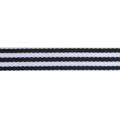 Tula Pink - Black & White Striped Nylon Webbing – 1" Wide / 2 Yard