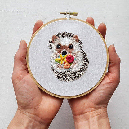 Embroidery Kit: Hedgehog