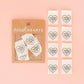 Sewing Woven Clothing and Quilt Labels: Thanks I Made It Heart