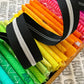 Black Zipper Tape with Nickel Teeth