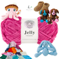 Jelly Chunky Chenille Yarn – Super Soft, Super Bulky Velvet Yarn 🧶✨: 100-40 LIGHT PINK