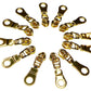 ZIPPER PULLS: Gold