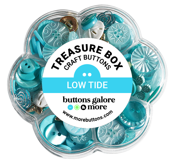 Low Tide Treasure Box – Designer Buttons by Buttons Galore & More 🌊✨