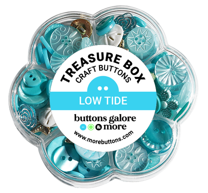 Low Tide Treasure Box – Designer Buttons by Buttons Galore & More 🌊✨