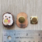 Enamel Needle Minder: Hedgehog