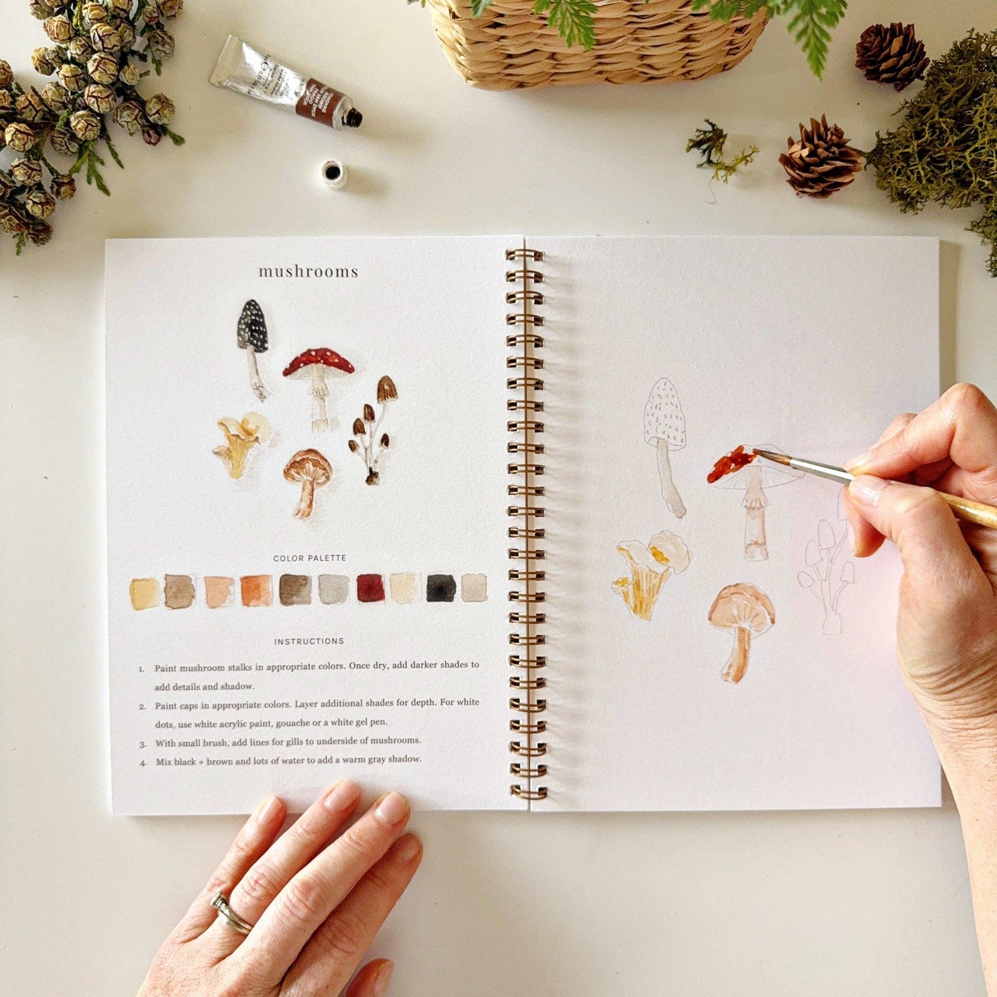 Watercolor Workbook - Woodland