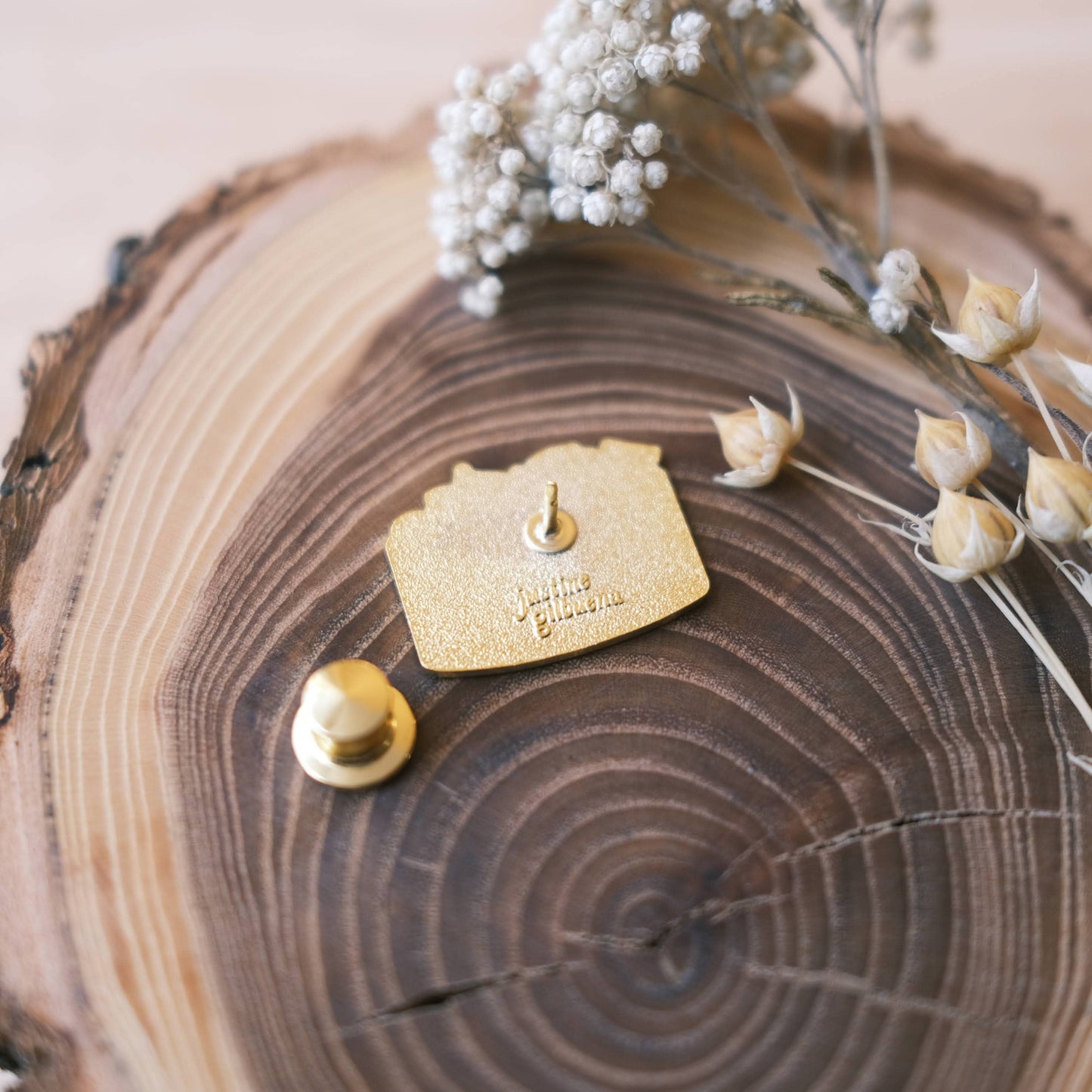 Enamel Pin: Butter Cookie Sewing Kit