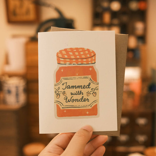 Greeting Card: Jammed with Wonder