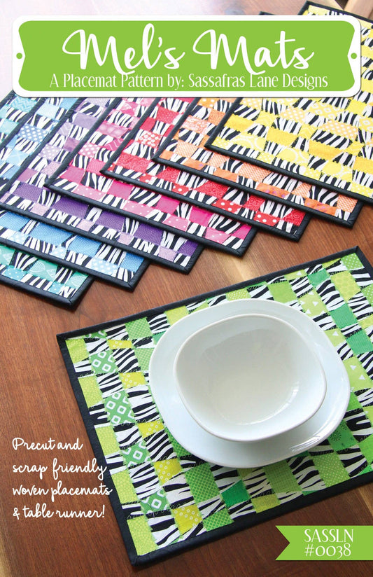 Mel’s Mats Placemat Pattern – Paper Pattern