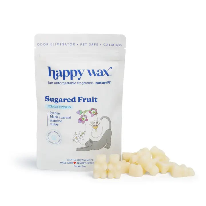 Happy Wax: Sugared Fruit Pet Wax Melts for Pet Owners - 2oz Pouch