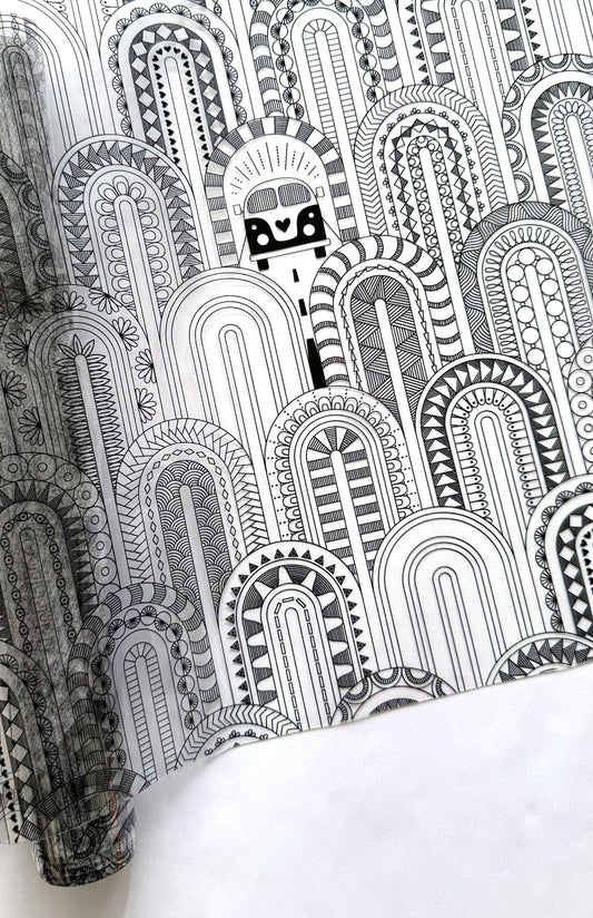Clear TPU Vinyl: Summer Lovin' Arches