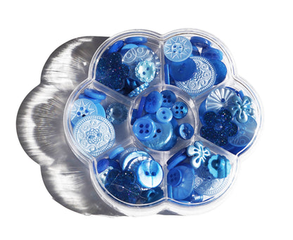Sapphire Quartz Treasure Box – Designer Buttons by Buttons Galore & More 💎✨
