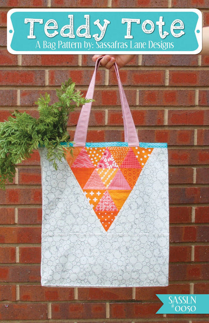 Teddy Tote Bag Pattern: Printed