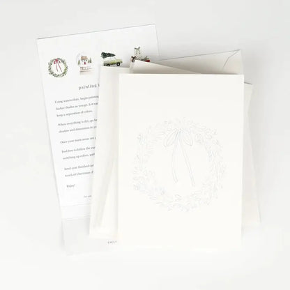 Christmas Cheer Paintable Watercolor Notecard Set