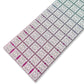 Pink to Teal Gradient | Glitter - 14” x 5" Ruler