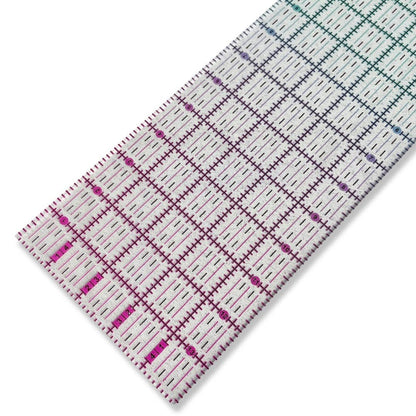 Pink to Teal Gradient | Glitter - 14” x 5" Ruler