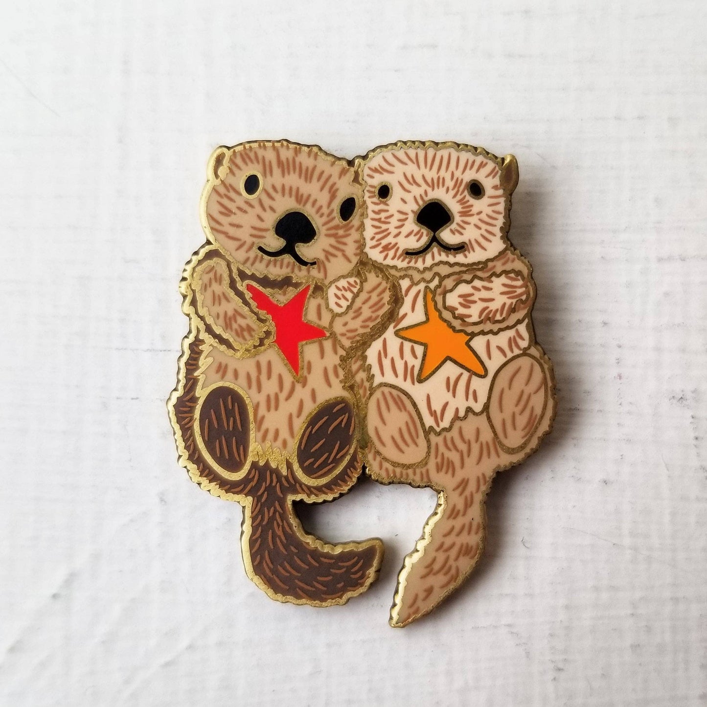 Sea Otter Needle Minder – Hard Enamel with Magnetic Back