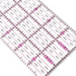 18” x 3” Ruler - Pink to Teal Gradient | Glitter