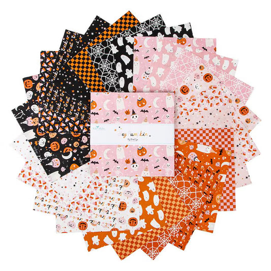 Hey Pumpkin 10” Square Fabric Bundle – by My Mind’s Eye for Riley Blake Designs