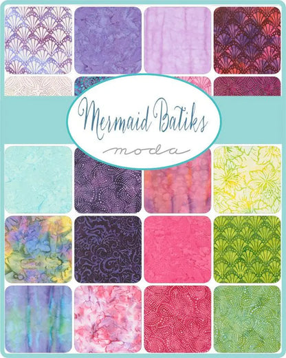 Mermaid Batiks Charm Pack – 42 Piece Precut Fabric Collection