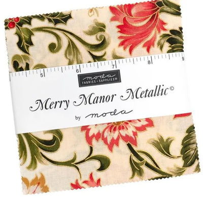 Merry Manor Metallic Charm Pack