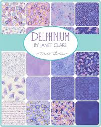 Delphinium Charm Pack – 42 Piece Precut Fabric Collection